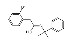 2-(2-bromophenyl)-N-(2-phenylpropan-2-yl)acetamide Structure
