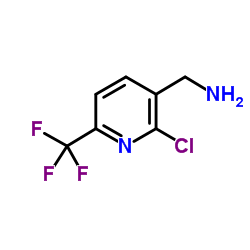 C-(2-Chloro-6-trifluoromethyl-pyridin-3-yl)-Methylamine Structure