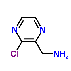 3-氯吡嗪-2甲胺结构式