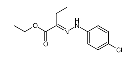 ethyl 2-(2-(4-chlorophenyl)hydrazono)butanoate结构式