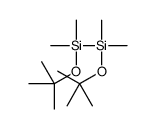 1,2-二叔丁氧基-1,1,2,2-四甲基乙硅烷结构式