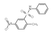 4-nitro-N-phenyltoluene-2-sulphonamide Structure