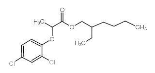 2-ethylhexyl 2-(2,4-dichlorophenoxy)propionate Structure