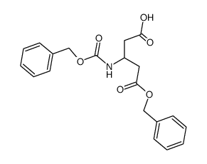 DL-3-Benzyloxycarbonylamino-glutarsaeuremonobenzylester Structure