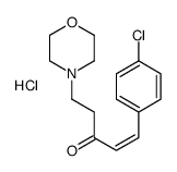 1-(4-chlorophenyl)-5-morpholin-4-ylpent-1-en-3-one,hydrochloride Structure