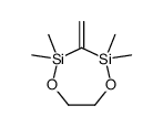 2,2,4,4-tetramethyl-3-methylidene-1,5,2,4-dioxadisilepane结构式