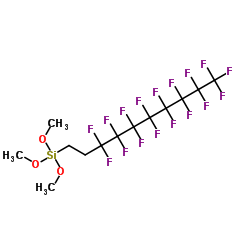 1H,1H,2H,2H-十七氟癸基三甲氧基硅烷结构式