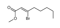 methyl 3-bromooct-2-enoate Structure