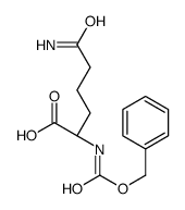N2-苄氧羰基-L-高谷氨酰胺结构式