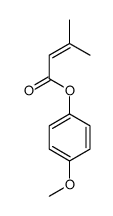 (4-methoxyphenyl) 3-methylbut-2-enoate结构式