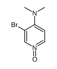 3-bromo-N,N-dimethyl-1-oxidopyridin-1-ium-4-amine Structure