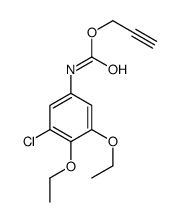 prop-2-ynyl N-(3-chloro-4,5-diethoxyphenyl)carbamate Structure
