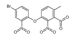 (4-bromo-2-nitro-phenyl)-(4-methyl-2,3-dinitro-phenyl)-ether结构式