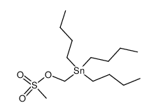 (Tributylstannyl)methyl methanesulfonate Structure