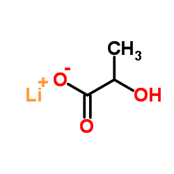 Lithium lactate Structure