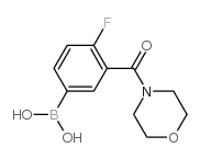 4-氟-3-(吗啉-4-羰基)苯基硼酸图片