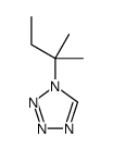 1-(2-methylbutan-2-yl)tetrazole结构式