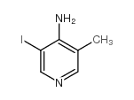 4-氨基-3-碘-5-甲基吡啶结构式
