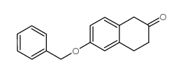 6-苄氧基-3,4-二氢-1H-萘-2-酮结构式