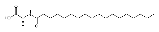 N-Octadecanoyl-D-alanine Structure