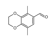 5,8-dimethyl-2,3-dihydro-1,4-benzodioxine-6-carbaldehyde Structure