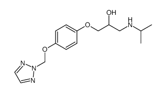 1-isopropylamino-3-[4-[(2H-1,2,3-triazol-2-yl)methoxy]phenoxy]-2-propanol Structure