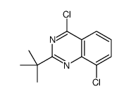 4,8-二氯-2-叔丁基喹唑啉结构式