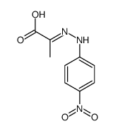 2-[(4-nitrophenyl)hydrazinylidene]propanoic acid Structure