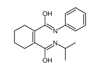 1-N-phenyl-2-N-propan-2-ylcyclohexene-1,2-dicarboxamide结构式