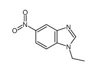 (9ci)-1-乙基-5-硝基-1H-苯并咪唑结构式