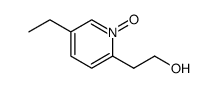 2-Pyridineethanol, 5-ethyl-, 1-oxide Structure