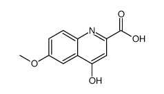 4-羟基-6-甲氧基喹啉-2-羧酸结构式