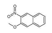 2-methoxy-3-nitronaphthalene Structure