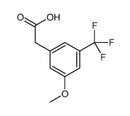 2-(3-甲氧基-5-(三氟甲基)苯基)乙酸结构式