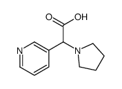 2-(吡啶-3-基)-2-(吡咯烷-1-基)乙酸结构式