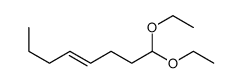 (Z)-1,1-diethoxyoct-4-ene结构式
