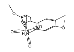 [(1–4-η)-5-(2-amino-4-methoxy-5-methylphenyl)-2-methoxycyclohexa-1,3-diene]tricarbonyliron Structure