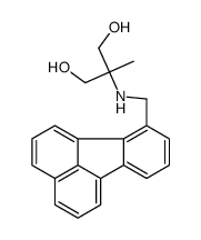 2-(fluoranthen-7-ylmethylamino)-2-methylpropane-1,3-diol结构式