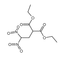 (2,2-dinitro-ethyl)-malonic acid diethyl ester Structure