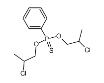 bis(2-chloropropyl) phenylthiophosphonate Structure
