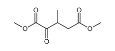 3-methyl-2-oxopentanedioic acid dimethyl ester Structure