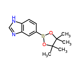 1H-苯并咪唑-5-硼酸频哪酯结构式