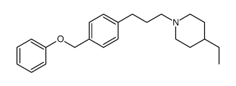 4-ethyl-1-[3-[4-(phenoxymethyl)phenyl]propyl]piperidine结构式
