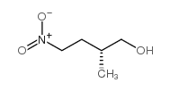 (R)-2-甲基-4-硝基-1-丁醇结构式