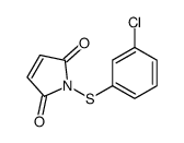 1-(3-氯苯硫基)-1氢-吡咯-2,5-二酮结构式