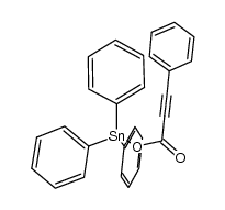 triphenylstannyl 3-phenylpropiolate结构式