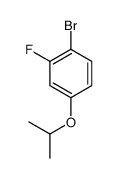 1-溴-2-氟-4-异丙氧基苯结构式
