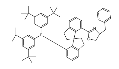 (S)-(-)-7'-[4(S)-(苄基)恶唑-2-基]-7-二(3,5 -二-叔丁基苯基)膦基-2,2',3,3'-四氢-1,1螺二氢茚图片