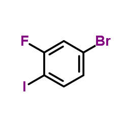 1-溴-3-氟-4-碘苯结构式