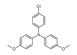 N-(4-chlorophenyl)-4-methoxy-N-(4-methoxyphenyl)aniline结构式